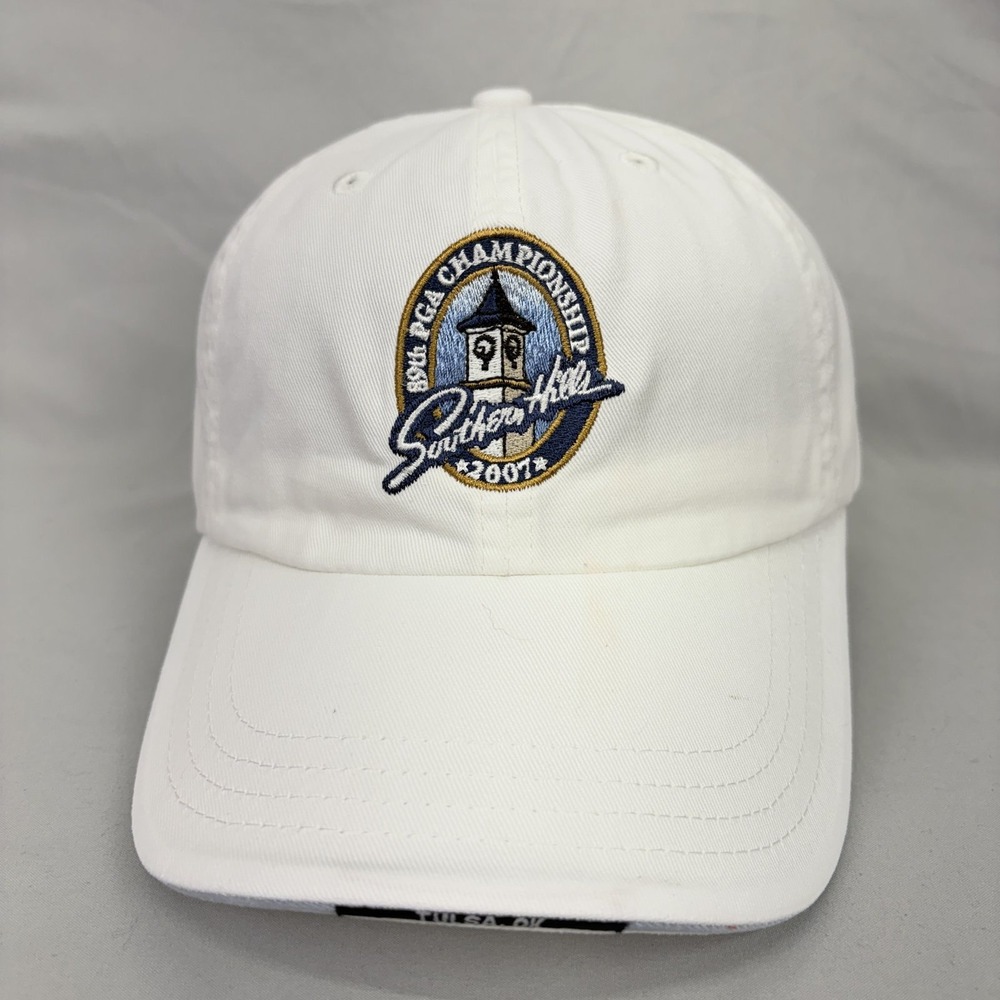 Imperial PGA Championship Southern Hills 2007 Hat Mens OSFM White Golf Cap